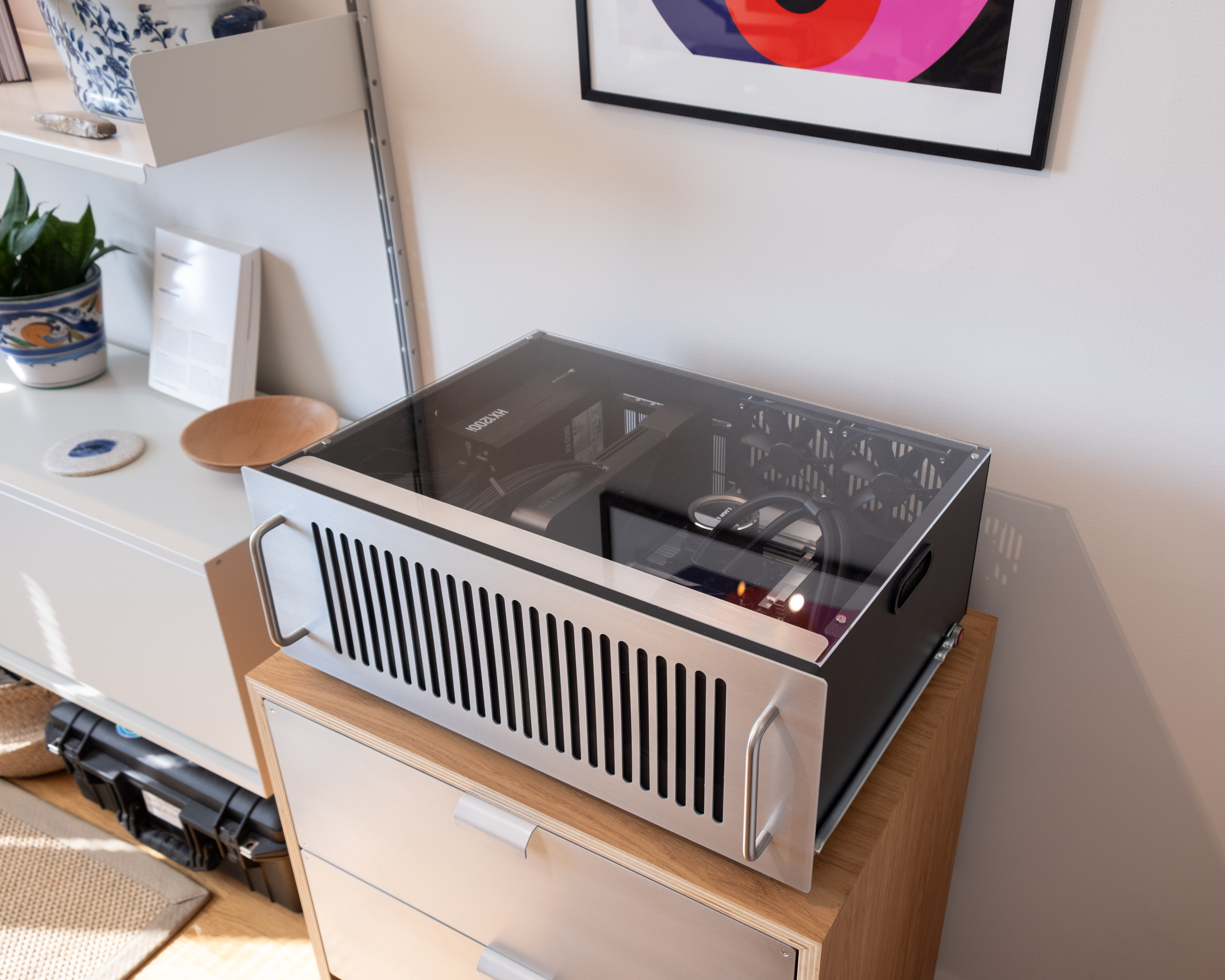 Trial computer cabinet