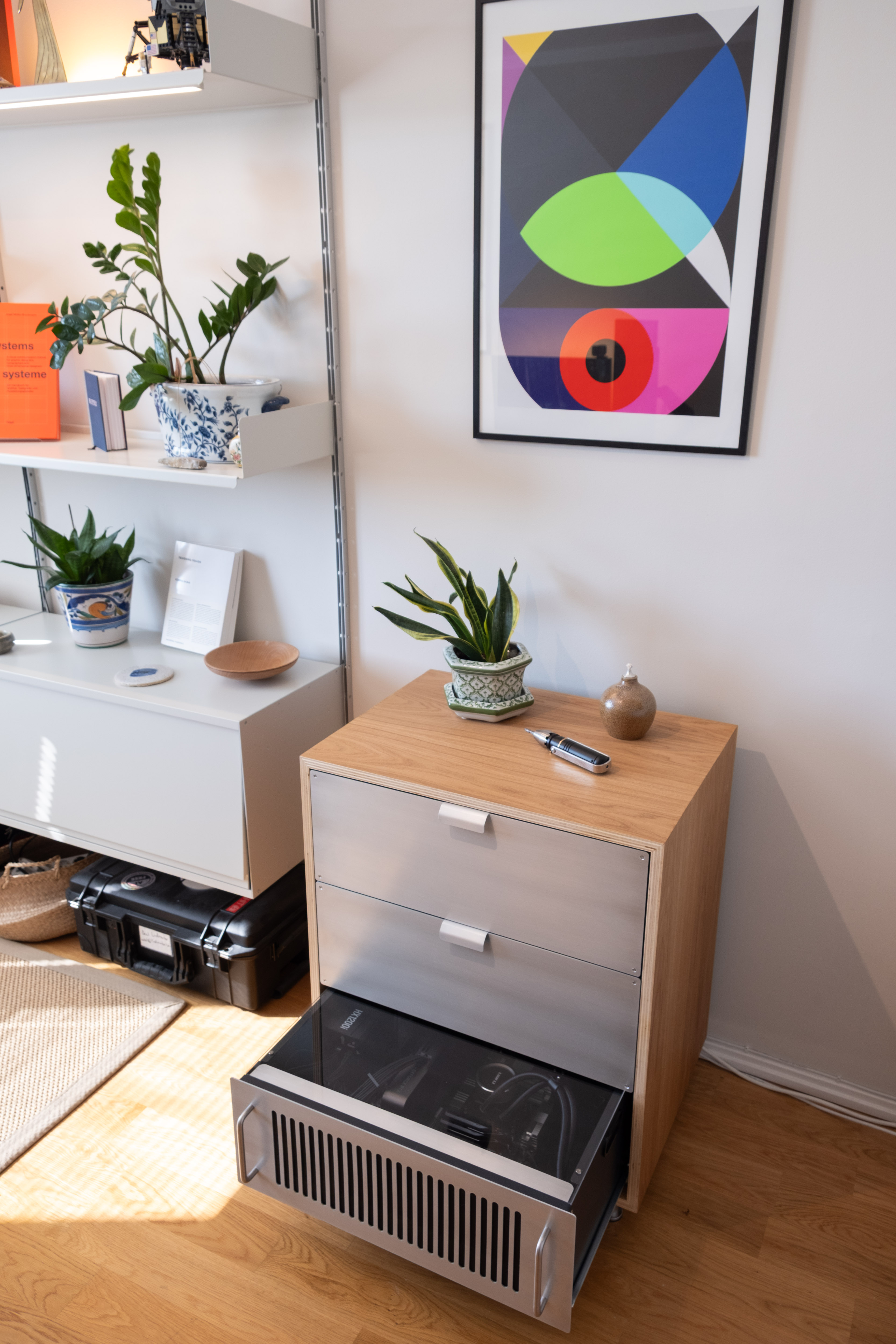 Trial computer cabinet